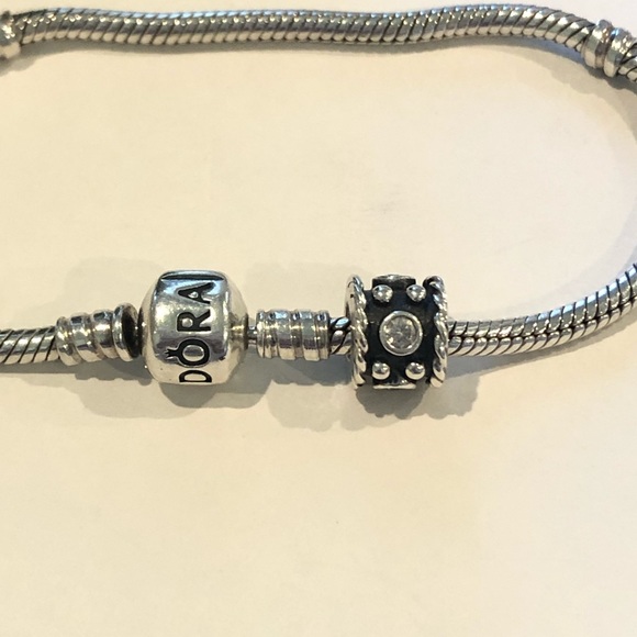 💕3/$85 925 Oxidized Sterling Silver & CZ Charm - Picture 4 of 13